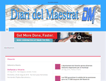 Tablet Screenshot of diaridelmaestrat.com